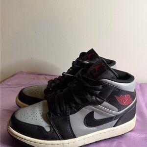 Black and Gray Athletic Shoes